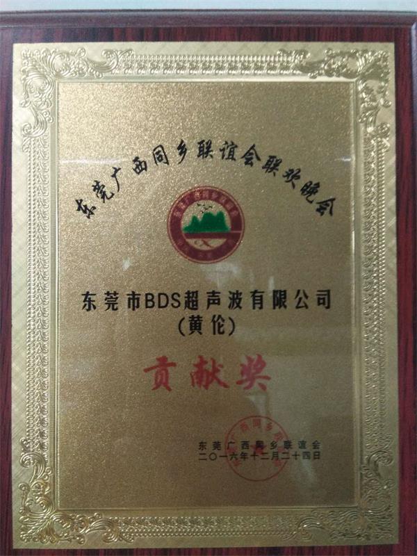 廣西同鄉聯誼會貢獻獎