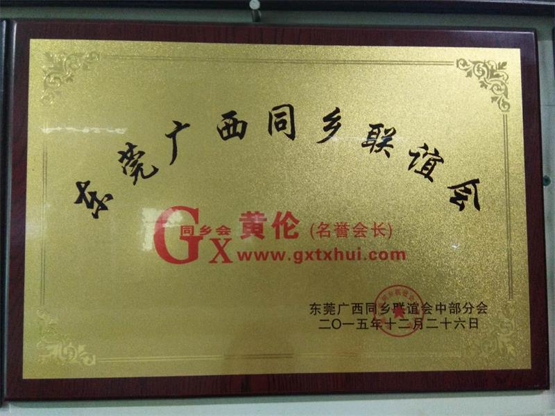 廣西同鄉聯誼會名譽會長